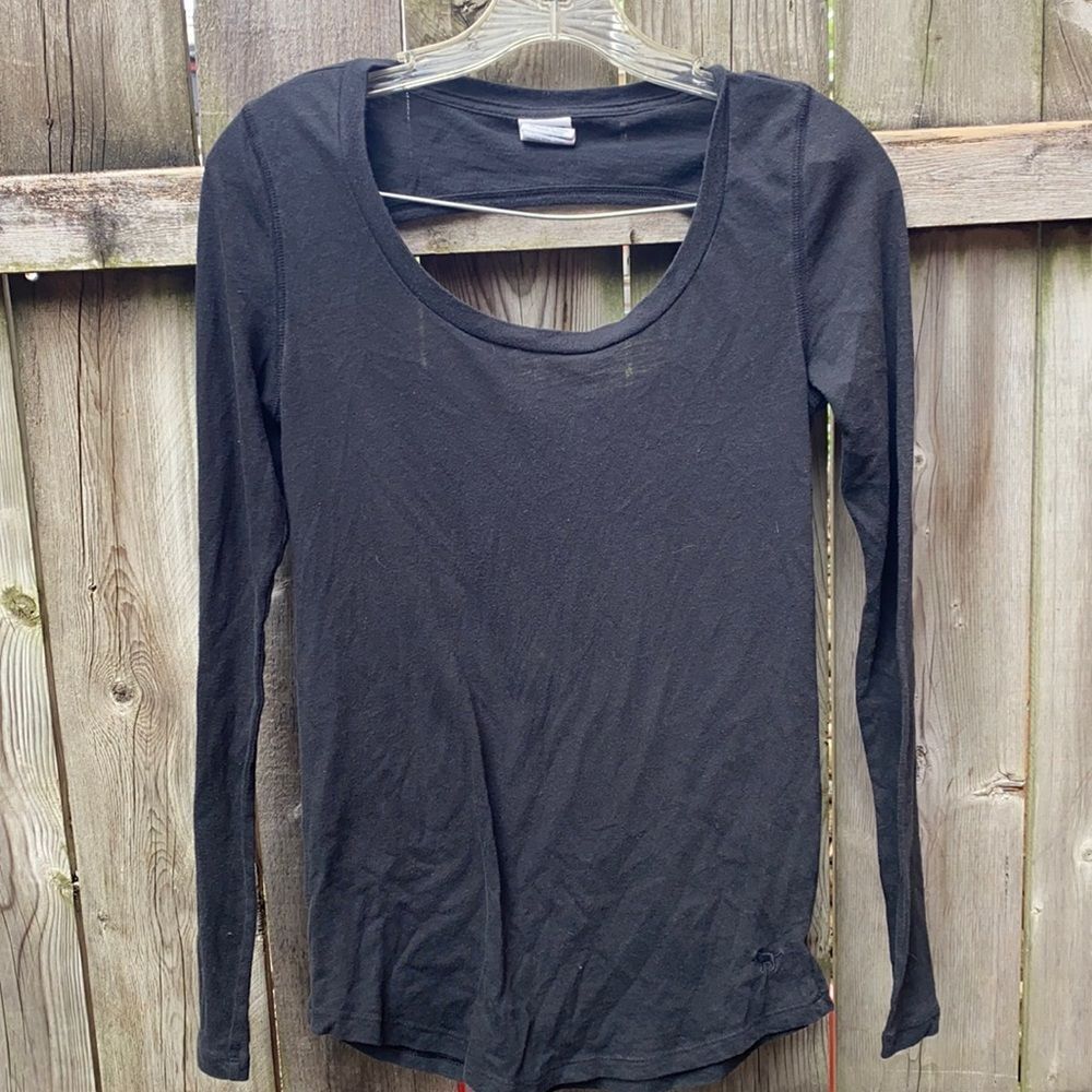 Pink Black top sz. S